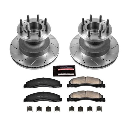 PowerStop Power Stop 08-20 Ford E-450 Super Duty Front Z23 Evolution Brake Kit