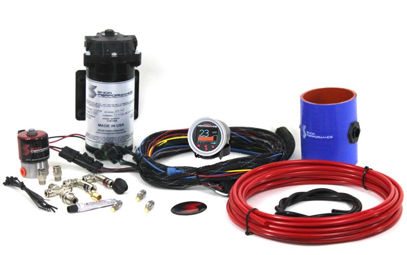 Snow Performance 07-17 Cummins 6.7L Stg 2 Boost Cooler Water Injection Kit (SS Braid Line & 4AN)