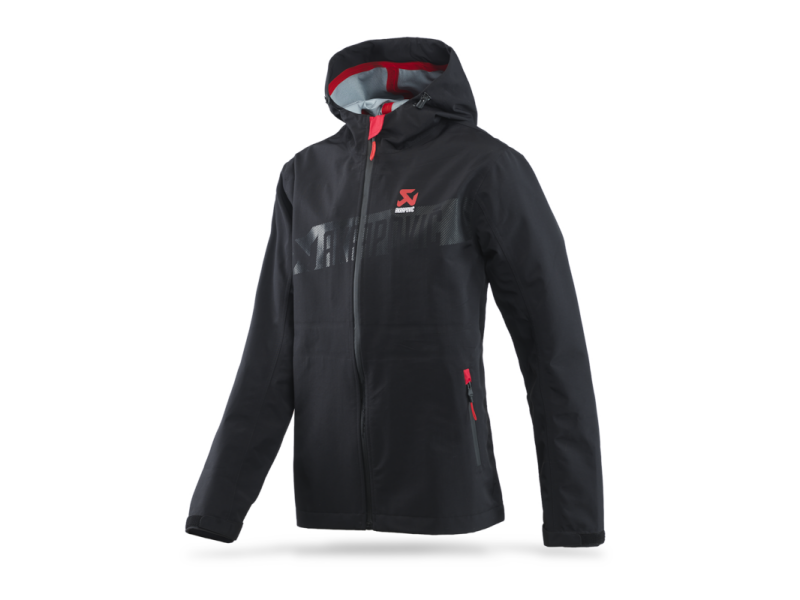 Akrapovic Akrapovic Womens Corpo Rain Jacket Black - 2XL