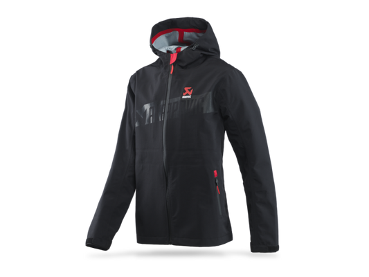 Akrapovic Akrapovic Womens Corpo Rain Jacket Black - 2XL