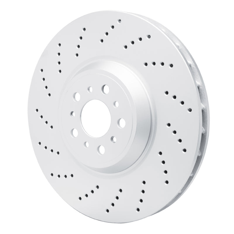 DFC 21-25 BMW M3 Left Front Drilled GeoSPEC Coated Rotor