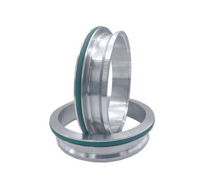 Granatelli Motor Sports Granatelli Aluminum Dual Seal Clamp 3.0in Weld-on Ferrule Set
