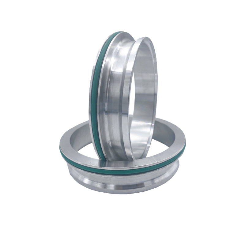 Granatelli Motor Sports Granatelli 3.0in Stainless Steel Dual Seal Clamp Weld-On Ferrule Set