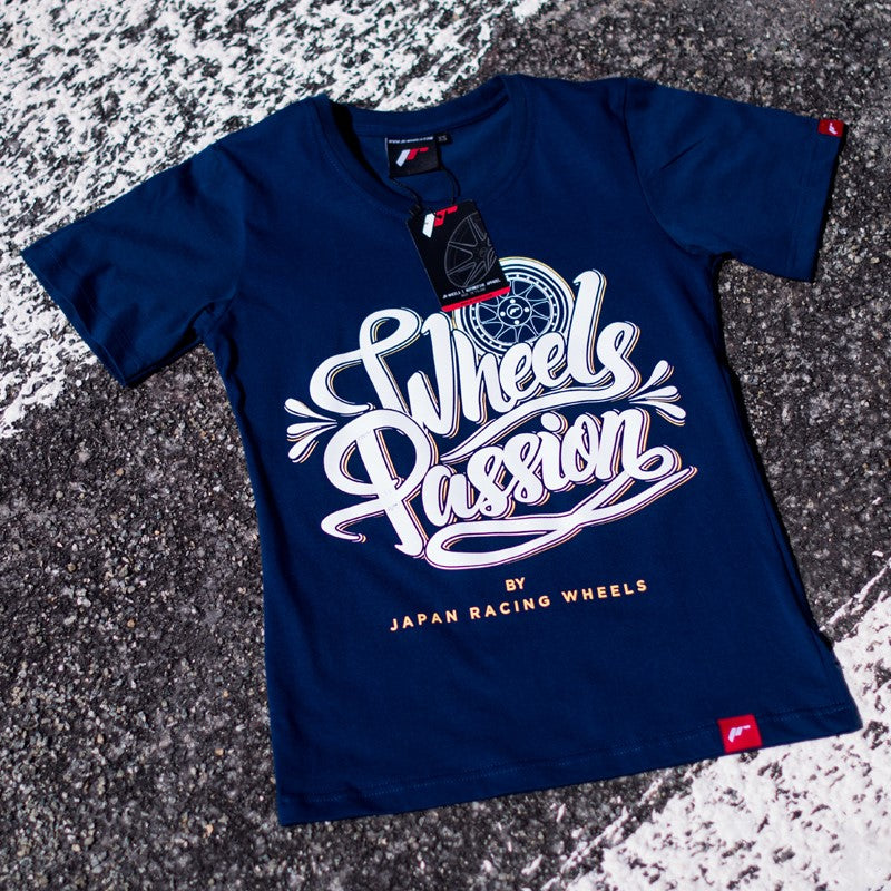 JR Wheels TSHIRT-WPASSNB-XS JR Women's T-Shirt Passion NavyBlue Size XS