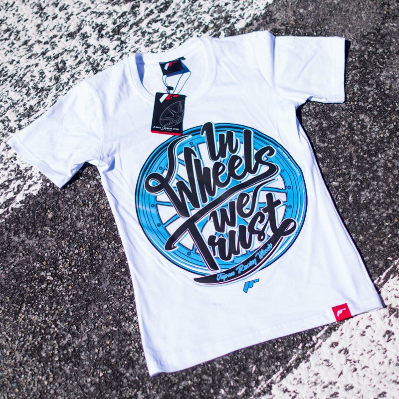 JR Wheels TSHIRT-WTRUSTW-M JR Women's T-Shirt Trust White Size M