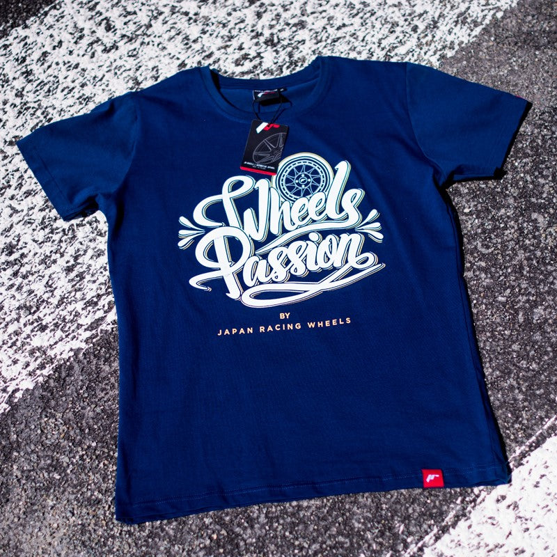 JR Wheels TSHIRT-MPASSNB-XL JR Men's T-Shirt Passion NavyBlue Size XL