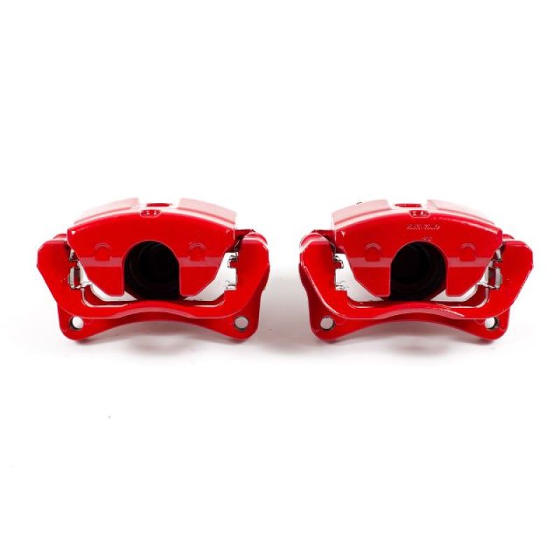 PowerStop Power Stop 15-17 Chrysler 200 Front Red Calipers w/Brackets - Pair