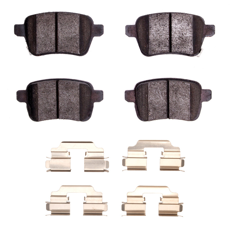 DFC 14-19 Fiat 500L Rear Euro 5000 Ceramic Brake Pads and Hardware Kit