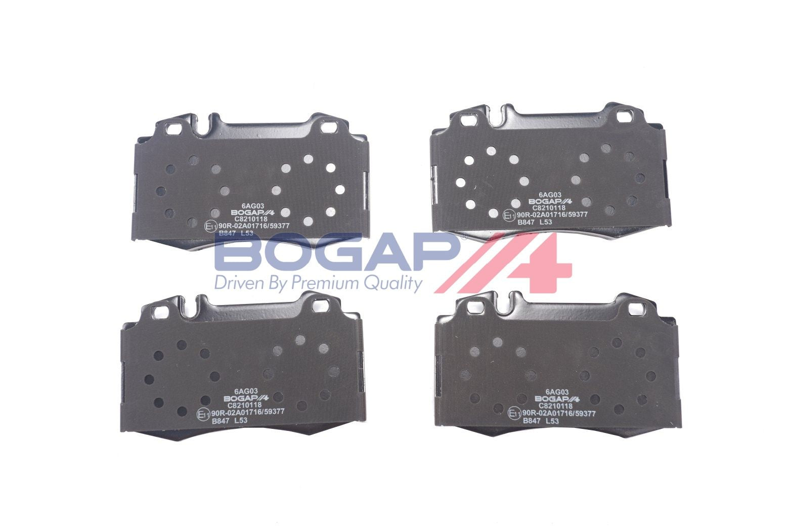 BOGAP C8210118 Brake Pad Set, Disc Brake