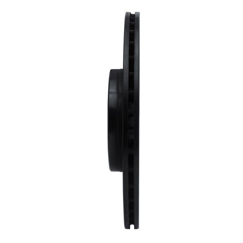 R1 Concepts R1 16-26 Volvo V90 Rear Left Drilled & Slotted Black Brake Rotor