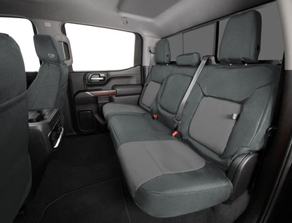 Covercraft 19-24 Dodge Ram 2500 Endura PrecisionFit Custom Front Row Seat Covers - Charcoal/Silver