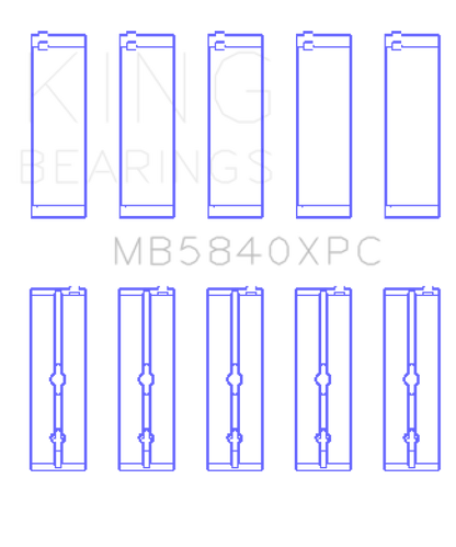 King Engine Bearings Chrysler 300 Srt8 Main Bearing Set