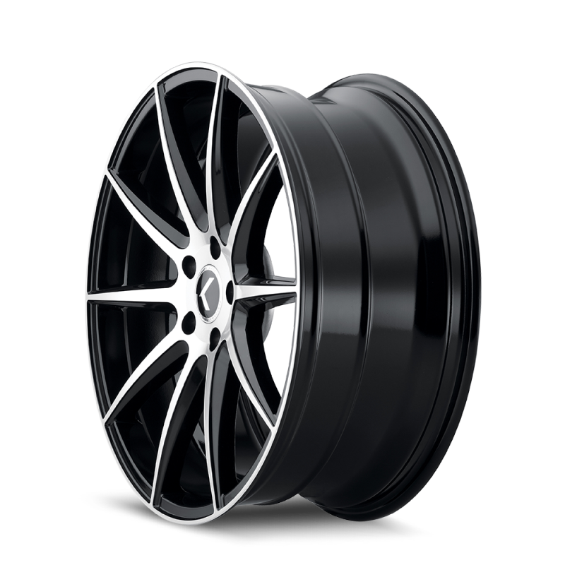 Kraze Wheels Kraze KR194 Cosmos 20x8.5 / 5x114.3 BP / 38mm Offset / 72.62mm Hub Gloss Black Machined Wheel