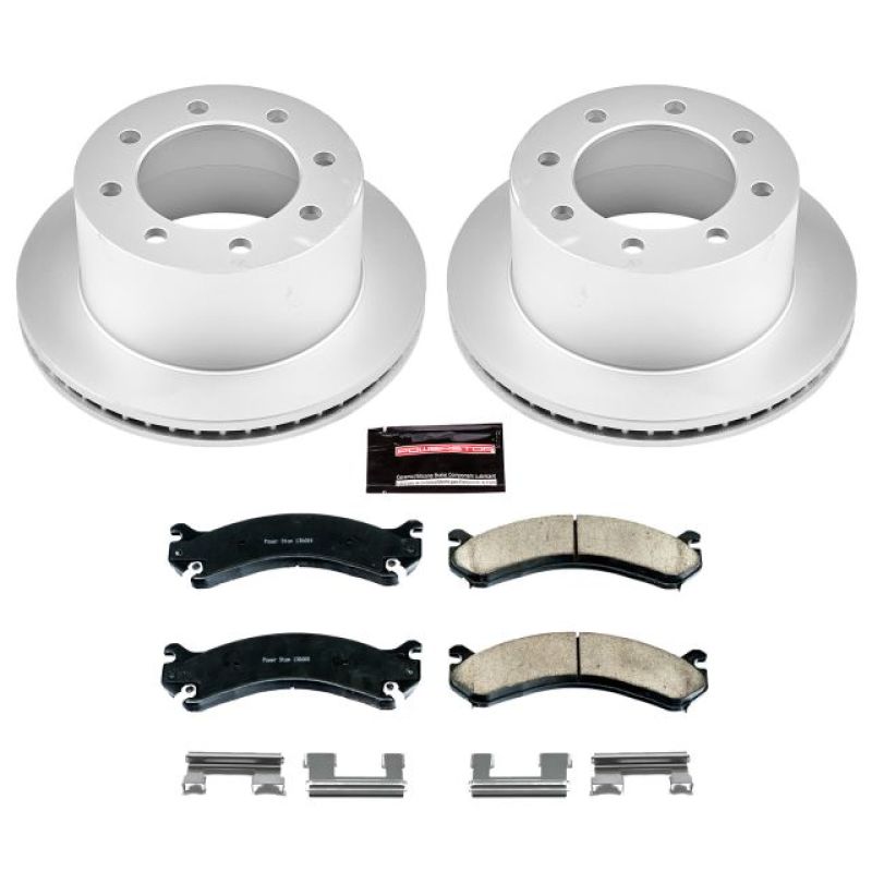 PowerStop Power Stop 01-06 Chevrolet Silverado 3500 Rear Z17 Evolution Geomet Coated Brake Kit