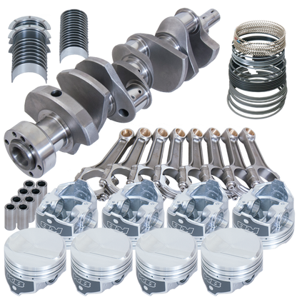 Eagle Chevy 454 1Pc 4.000in Crank 6.135in I-Beam Rods 25.5cc Dome 4.280in Pistons Rotating Assembly