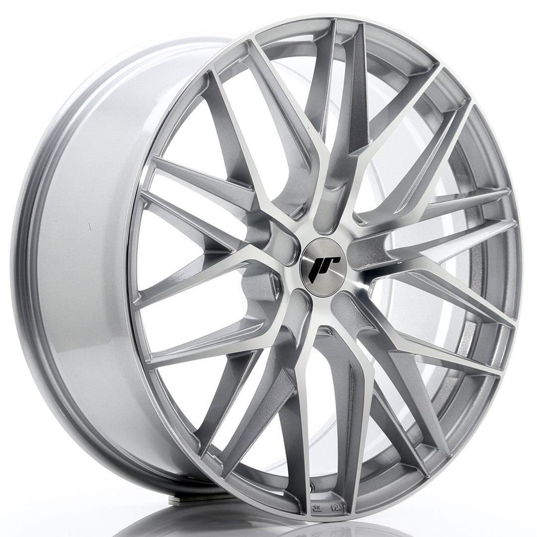 JR Wheels JR2821905X1574SM - JR28 21x9 ET15-45 5H BLANK Silver Machined Face