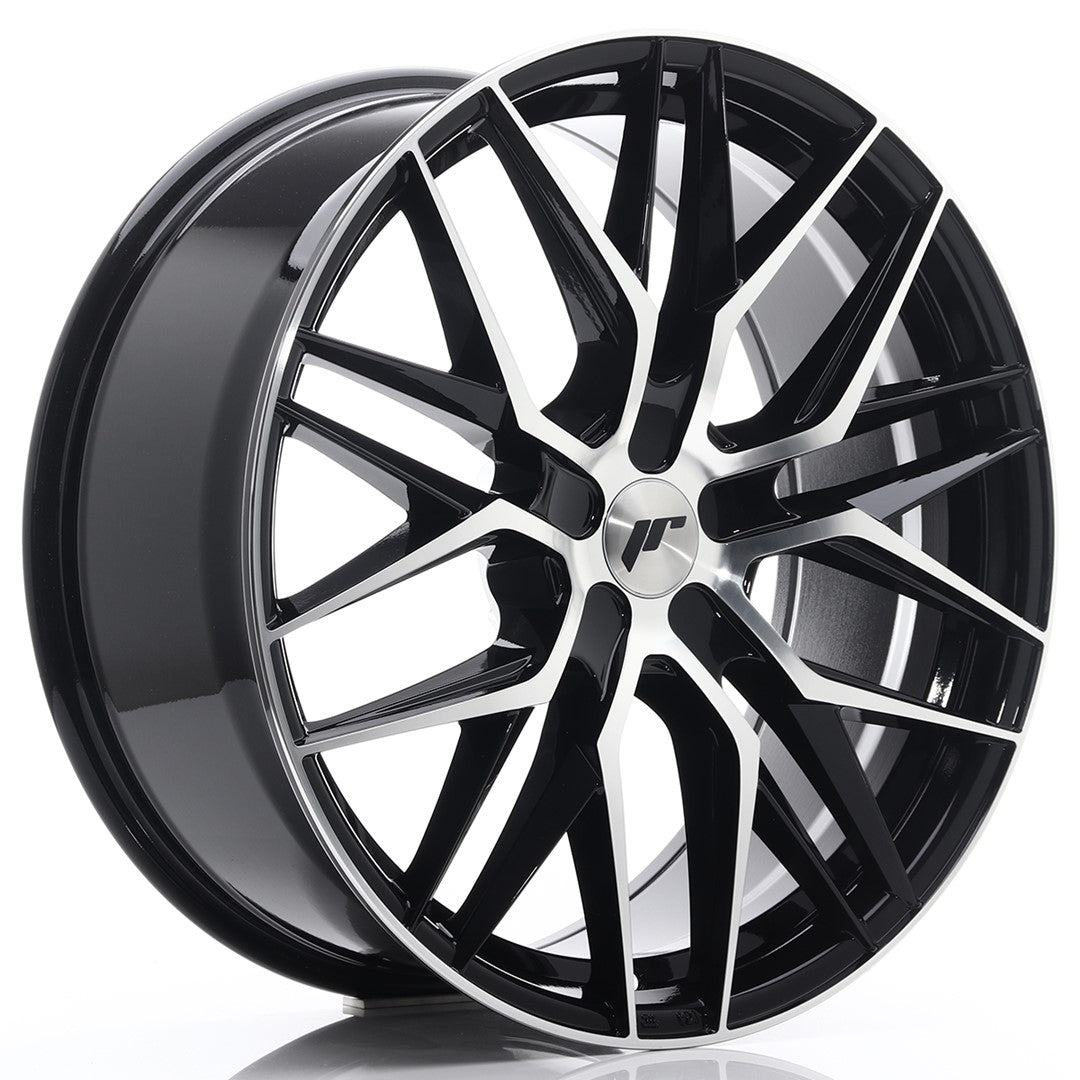JR Wheels JR2821905X1574GBM - JR28 21x9 ET15-45 5H BLANK Gloss Black Machined Face