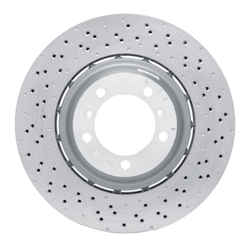 DFC 16-23 Porsche Cayman Right Rear Drilled Hi-Carbon Alloy Geomet Coated Rotor