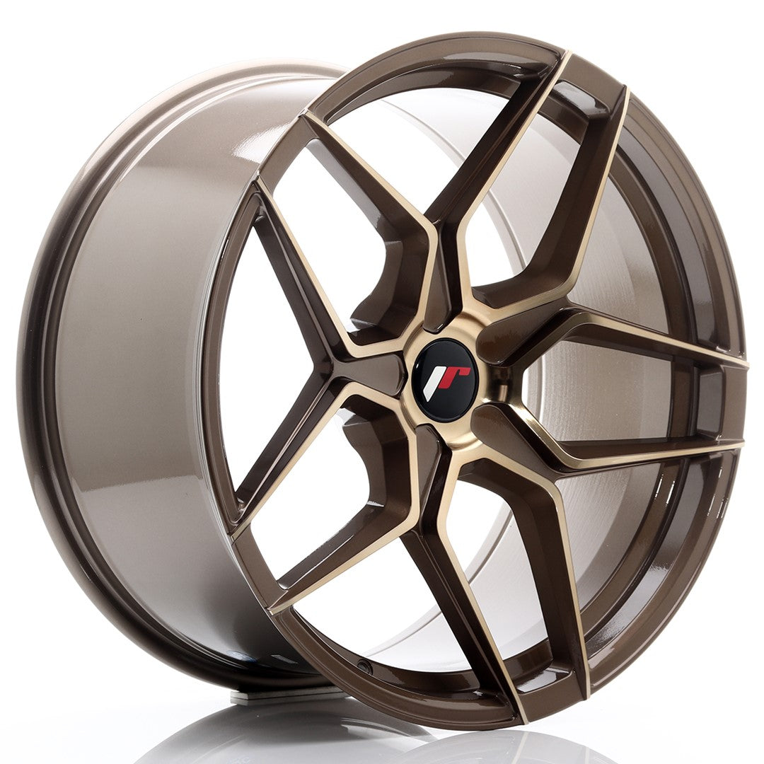JR Wheels JR3420105X2074BZP - JR34 20x10 ET20-40 5H BLANK Platinum Bronze