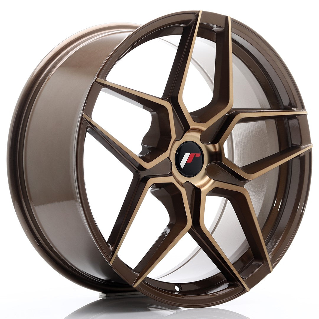 JR Wheels JR3420905X2074BZP - JR34 20x9 ET20-40 5H BLANK Platinum Bronze
