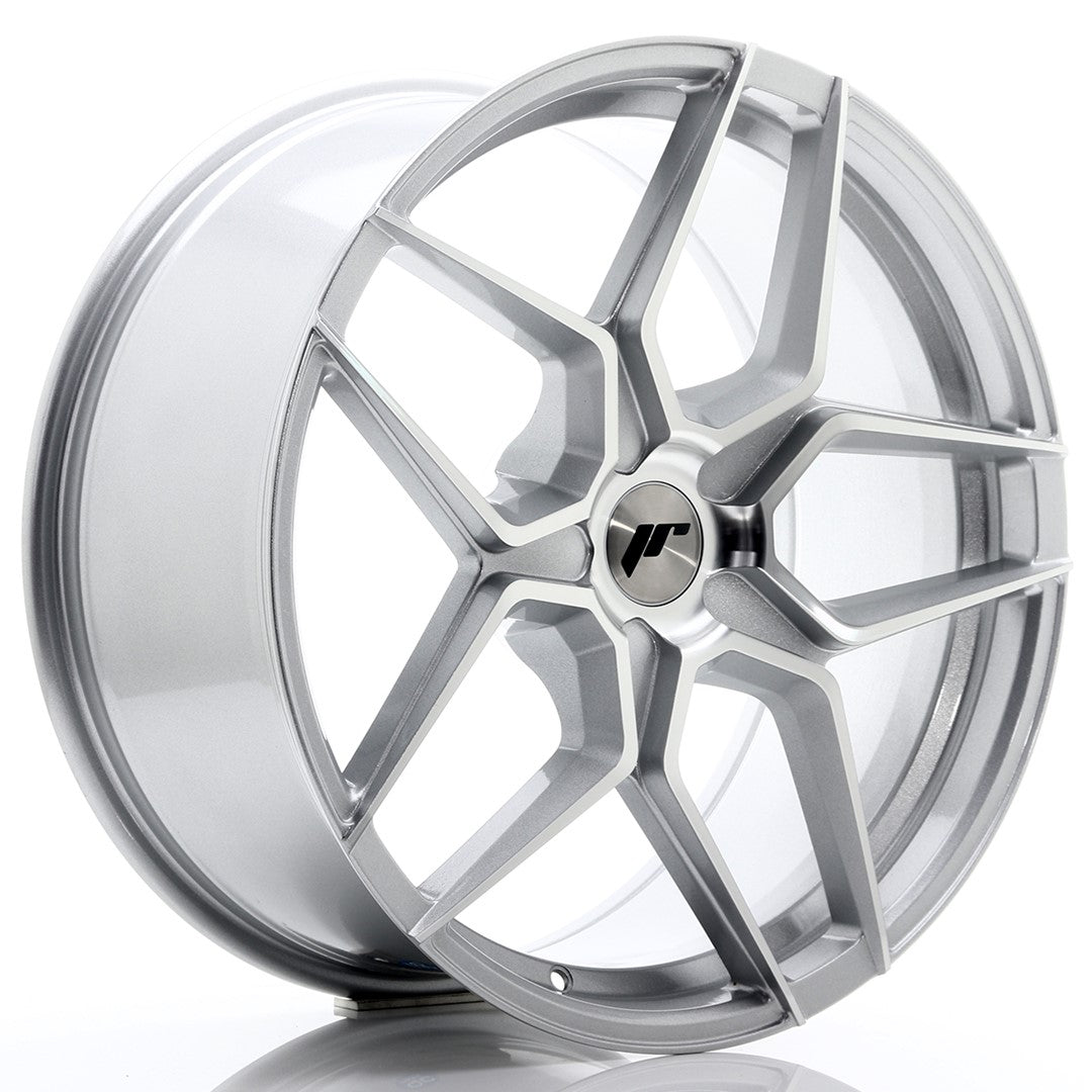 JR Wheels JR3420905X2074SM - JR34 20x9 ET20-40 5H BLANK Silver Machined Face