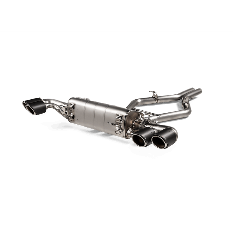 Akrapovic Akrapovic 2017+ Alfa Romeo Stelvio Quadrifoglio Slip-On Line (Titanium) w/Titanium/Carbon Fiber Tips