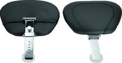 Mustang Motorcycle Mustang 06-17 Harley Dyna Wide Touring Solo Seat w/Driver Backrest w/Studs - Black