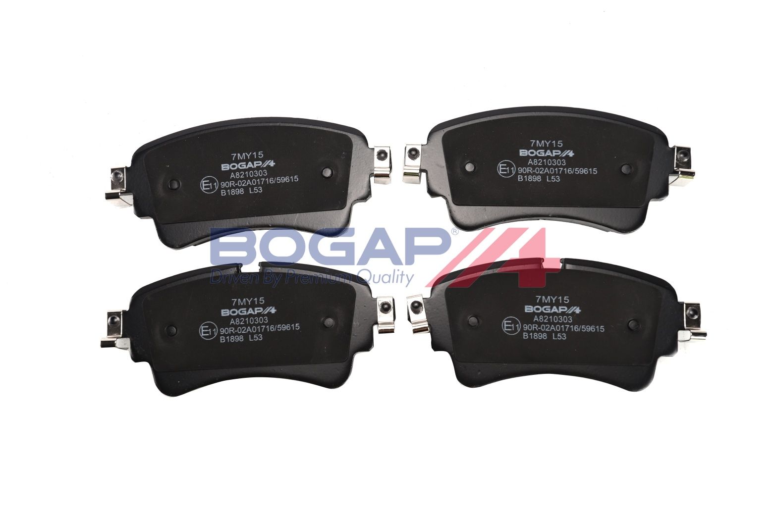 BOGAP A8210303 Brake Pad Set, Disc Brake