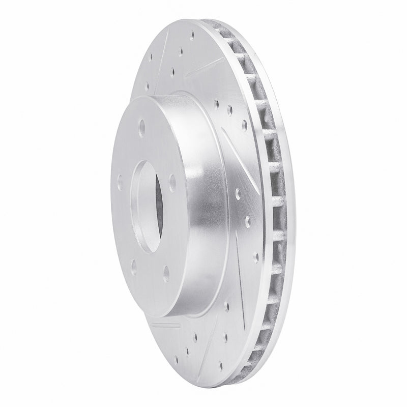 R1 Concepts R1 78-81 Pontiac Firebird Rear Left Drilled & Slotted Silver Brake Rotor