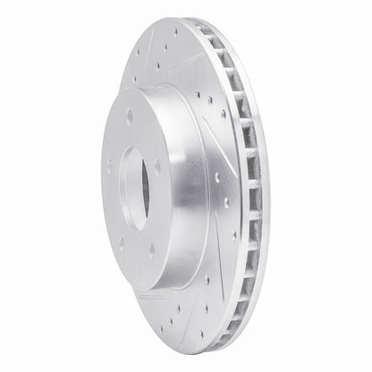 R1 Concepts R1 78-81 Pontiac Firebird Rear Left Drilled & Slotted Silver Brake Rotor