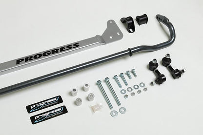 Progress Technology Progress Tech 96-00 Honda Civic Rear Sway Bar (22mm - Adjustable) Incl Bar Brace and Adj End Links