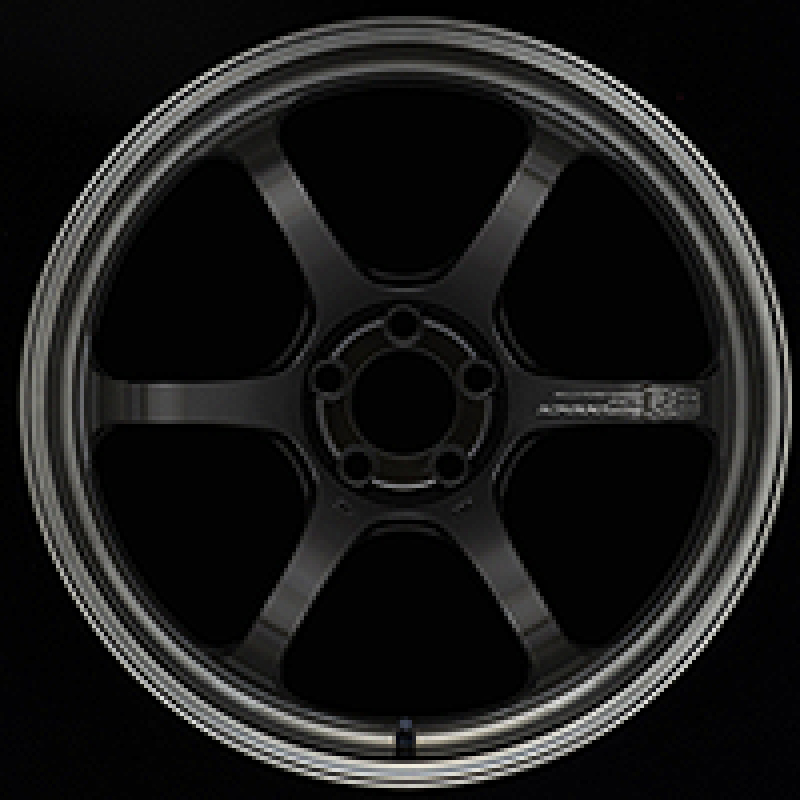 Advan R6 20x10.5 +24mm 5x114.3 Machining and Black Coating Graphite Wheel