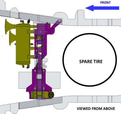 Kleinn Air Horns Kleinn 07-21 Toyota Tundra Onboard Air System w/ Model 730 Horns