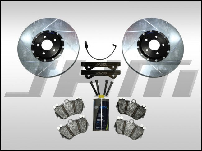 JHM Front BBK (Big Brake Kit) 382mm Porsche 19Z (Brembo 6-piston) for B9 A4-A5-S4-S5-Q5 - NO Calipers
