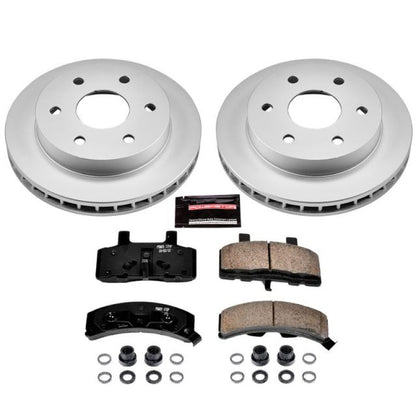 PowerStop Power Stop 99-00 Cadillac Escalade Front Z17 Evolution Geomet Coated Brake Kit
