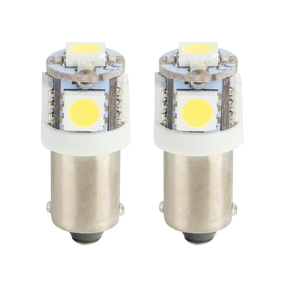 ORACLE Lighting Oracle BA9S 5 LED 3 Chip Bayonet Bulbs (Pair) - White
