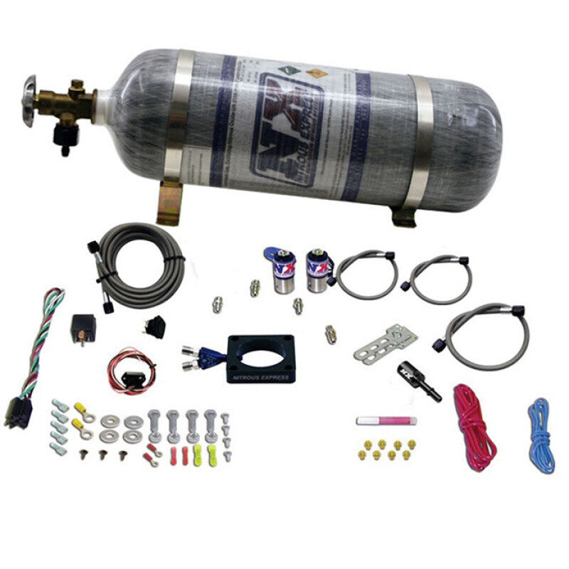 Nitrous Express 13-16 Dodge Dart 1.4L Turbo Nitrous Plate Kit (35-100HP) w/Composite Bottle