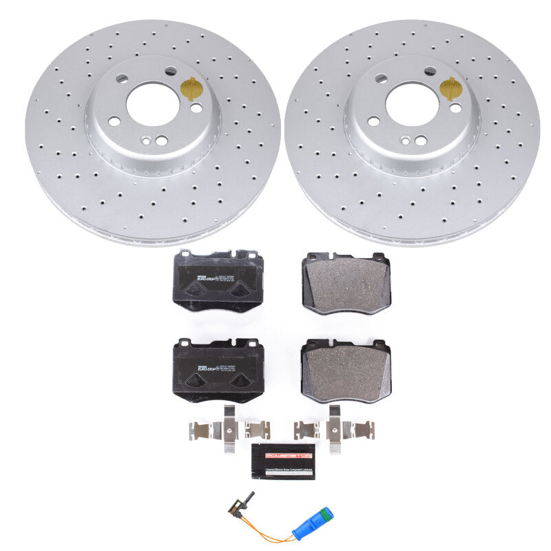 PowerStop Power Stop 2018 Mercedes-Benz C350e Front Euro-Stop Brake Kit