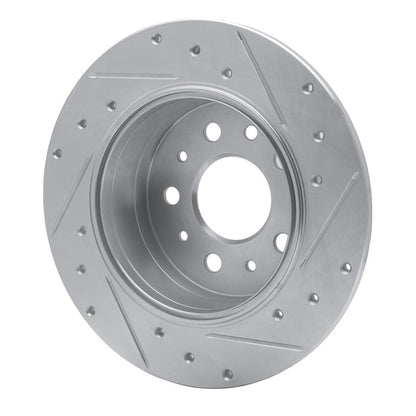 R1 Concepts R1 61-91 Mercedes-Benz 230 Rear Left Drilled & Slotted Silver Brake Rotor