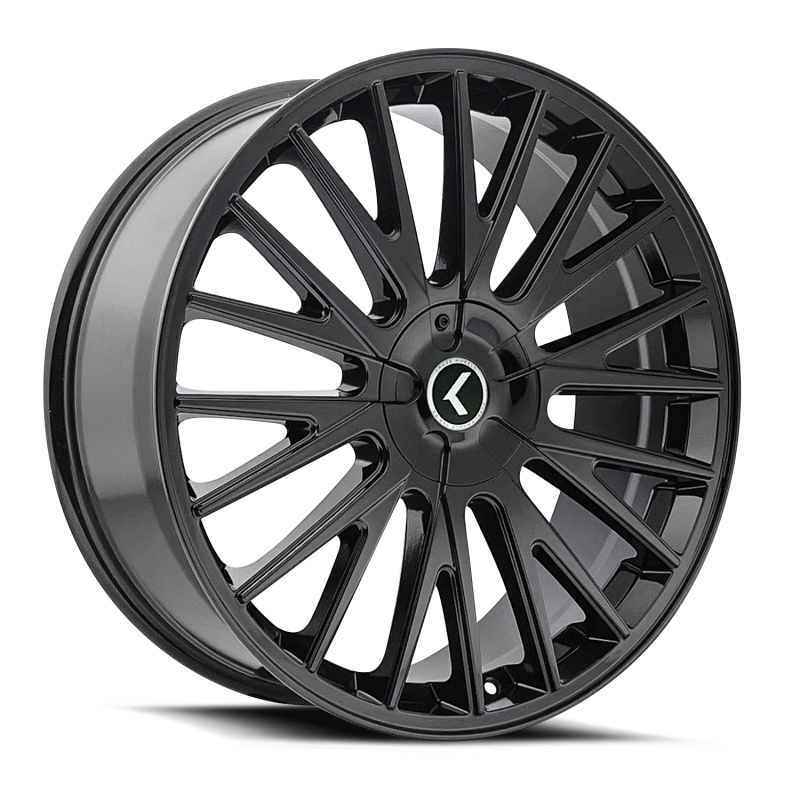 Kraze Wheels Kraze KR185 Double Down 20x8.5 / 5x115/120 BP / 38mm Offset / 74.1mm Hub Gloss Black Wheel