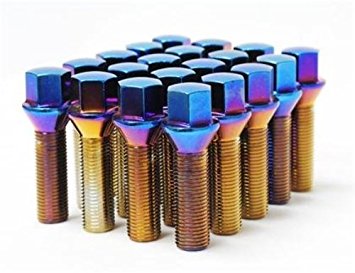 MUTEKI 40623B BOLTS KIT 60D M12 50MM BLACK