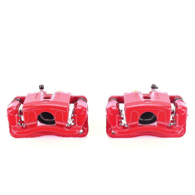 PowerStop Power Stop 09-11 Hyundai Genesis Rear Red Calipers w/Brackets - Pair