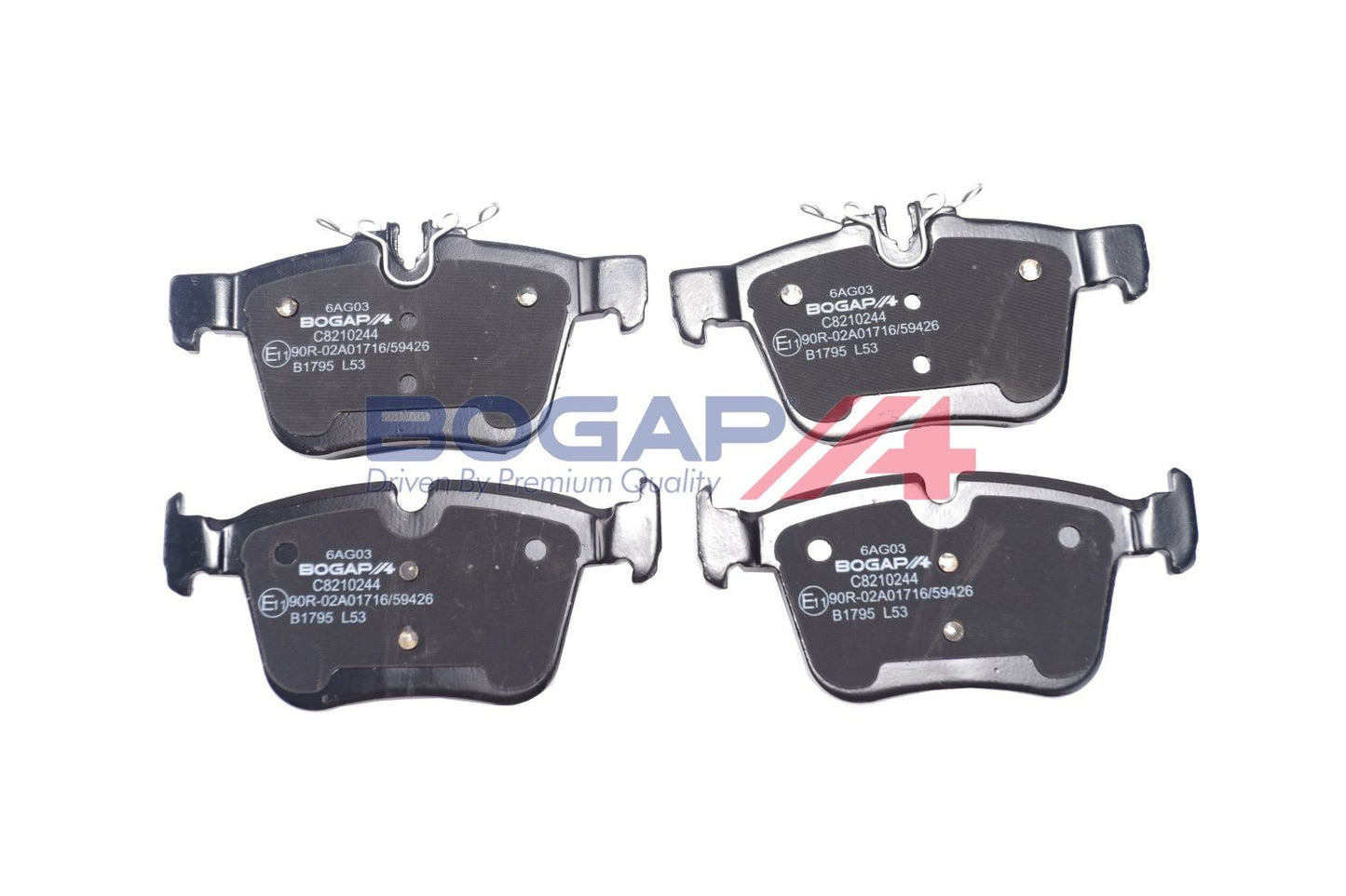 BOGAP C8210244 Brake Pad Set, Disc Brake