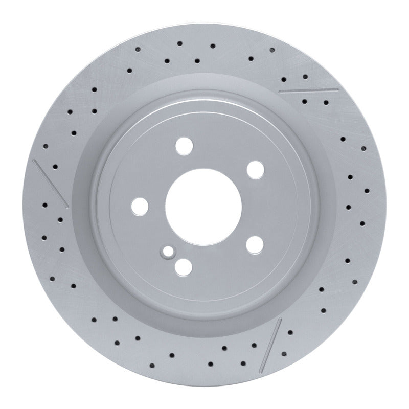 DFC 12-20 Mercedes-Benz GLA45 AMG Rear Drilled GeoSPEC Coated Rotor and Slotted