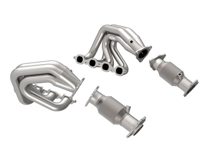 Kooks Headers Kooks 20-24 Chevrolet Corvette Stingray 6.2L V8 2in x 3in SS Headers w/ H.O Green Catted Connection