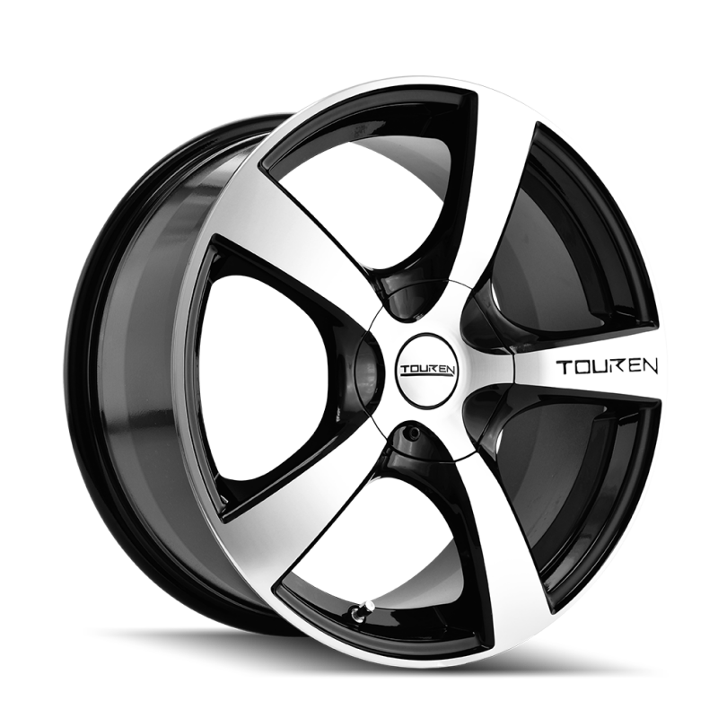 Touren 3190 TR9 16x7 / 5x110/115 BP / 42mm Offset / 72.62mm Hub Gloss Black Machined Wheel