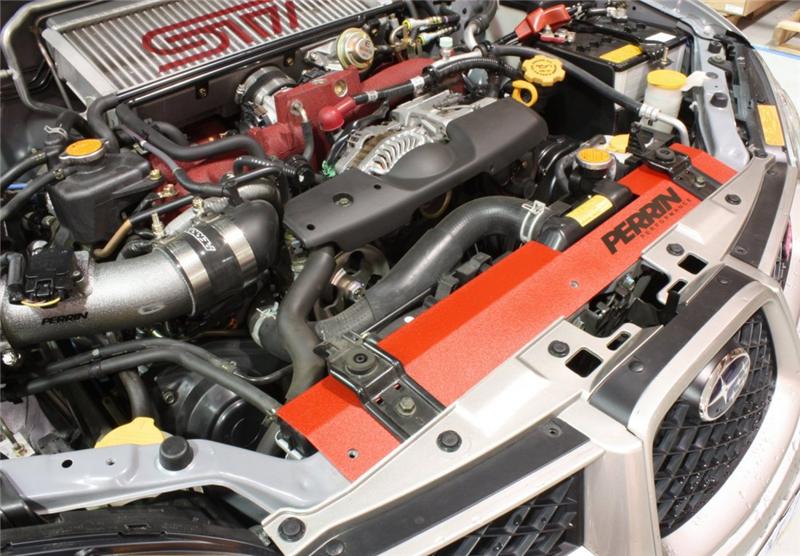 Perrin Performance PERRIN 02-07 Subaru WRX/STi Radiator Shroud - Red
