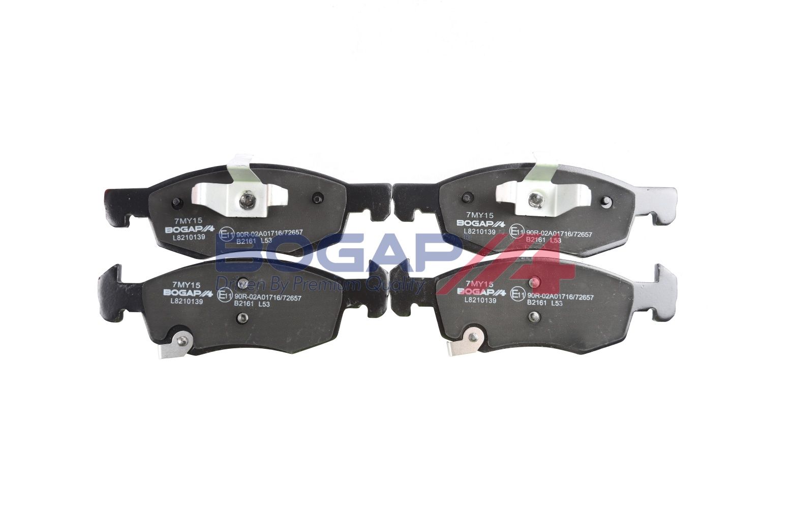 BOGAP L8210139 Brake Pad Set, Disc Brake