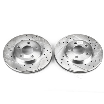 PowerStop Power Stop 00-01 Chrysler Neon Front Evolution Drilled & Slotted Rotors - Pair