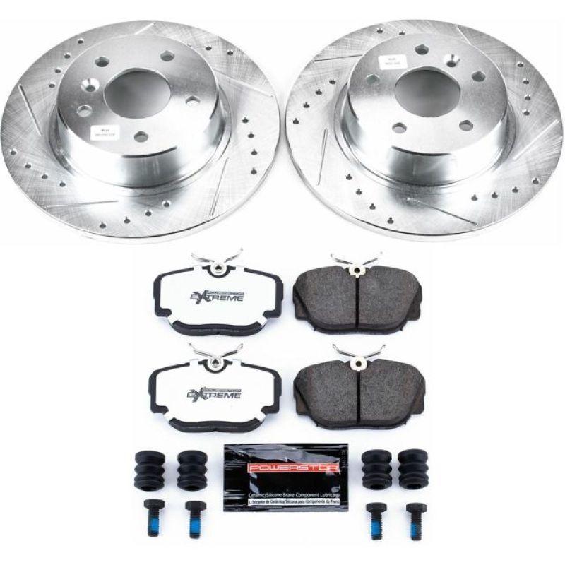 PowerStop Power Stop 99-04 Land Rover Discovery Rear Z26 Street Warrior Brake Kit